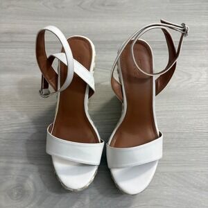 ASOS DESIGN Shoes Women Espadrille Wedge Sandals Ankle Strap Platform Heels 9